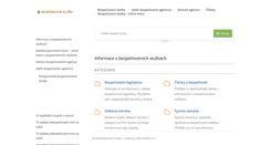 Desktop Screenshot of bezpecnostni-sluzby.cz